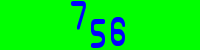 Blue Captcha Image